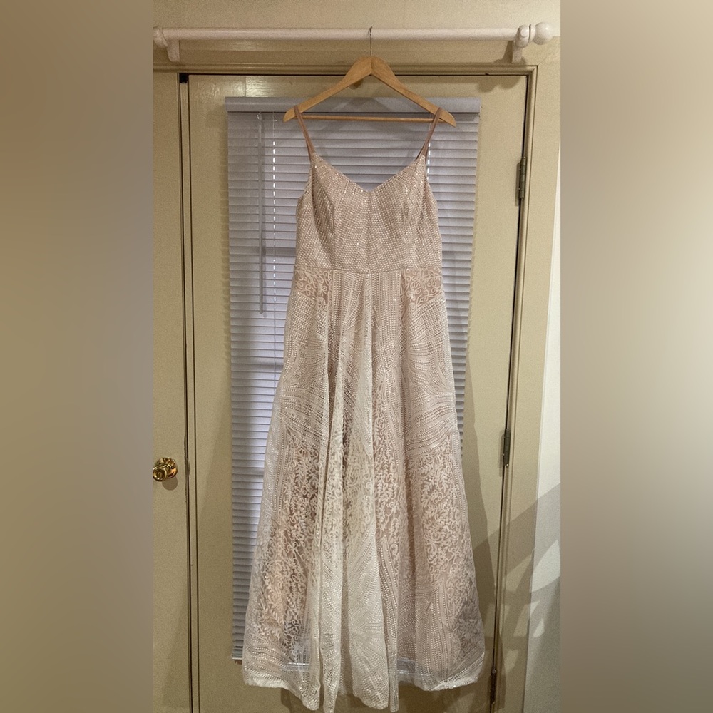 Say Yes to the Prom size 13 formal dress, blush color.